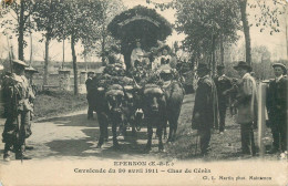 EURE ET LOIR  EPERNON  Cavalcade 30 Avril 1911 Char De Céres - Epernon