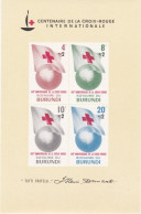 100° Verjaardag. Van Het Rode Kruis / Centenaire De La Croix-Rouge - ONG/ND 58/61 - Blocks & Sheetlets