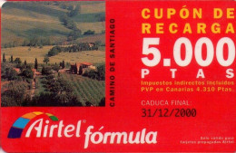 ESPAÑA. Acr-046-2. CAMINO DE SANTIAGO - PAISAJE. 5000 PTAS. 12-2000. IBERICA. (755P) - Airtel