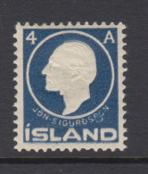 Iceland 1911 - Michel 65 Mint Hinged * Spot In The S - Nuovi