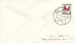 RSA South Africa 1967 Field Post Office 1 FPO VPK Castle Type Datestamp Cover - Brieven En Documenten