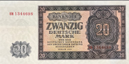 German Democratic Republic 20 Mark, P-19 (1955) - UNC - 20 Deutsche Mark