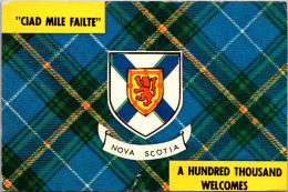 Canada Nova Scotia Greetings With Coat Of Arms  - Andere & Zonder Classificatie