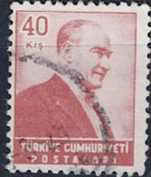Türkei Turkey Turquie - Atatürk (MiNr: 1474) 1955 - Gest Used Obl - Oblitérés