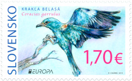Slovakia 2019 Europa CEPT Rare Birds Perforated Stamp Mint - Nuovi