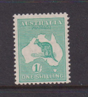 AUSTRALIA - 1929-30 Kangaroo 1s Watermark Multiple Crown Over A  Hinged Mint - Mint Stamps