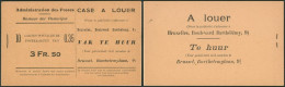 Carnet D'entier Postaux Type 35ctm Vert Petit Sceau De L'état X10 (Administration Des Postes, Case à Louer) / SBEP N°1a - Postcards 1909-1934