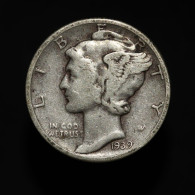 Etats-Unis / USA, 1 Dime, 1939, Argent (Silver) - 1916-1945: Mercury