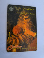 DOMINICA / $20,- GPT CARD / DOM - 9E  / CHRISTMAS TREE  WORM        Fine Used Card  ** 14276** - Dominica