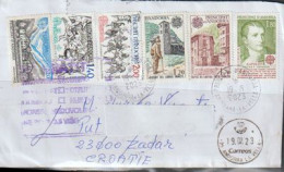 Lettre 2023, Adressée En Croatie (return To Sender) Avec Timbre à Date Retour "Correos Andorra Español" 19/07/ 2023 - Briefe U. Dokumente