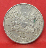 50 Cents 1968 - TTB - Pièce De Monnaie Kenya - Article N°6168 - Kenya