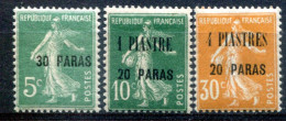 Levant              28 * - 31 * - 33 * - Unused Stamps