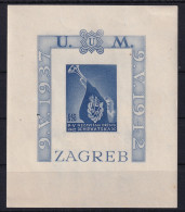 CROATIA 1942 - MNH - Mi Block 3B - Croatia