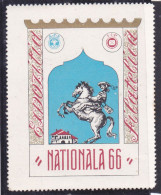 ROUMANIE / ROMANIA - VIGNETTE / CINDERELLA : A.F.R. & F.I.P. - 1966 - EXPOZITIA FILATELICA ' NATIONALA 66 ' - MNH - Steuermarken