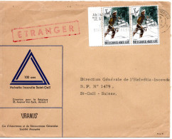 68244 - Belgien - 1964 - 2@3F Ardennenoffensive A Bf ANTWERPEN -> Schweiz - Cartas & Documentos