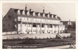 Ocean Lake (Lincoln City) Oregon, The Dorchester House Hotel Restaurant, C1940s/50s Vintage Real Photo Postcard - Altri & Non Classificati