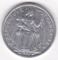 Polynésie Française . 1 Franc 1990, En Aluminium - Polynésie Française