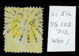 Aa5627e2  - Australia QUEENSLAND - STAMP - SG # 102   Watermark 5 - USED - Gebraucht