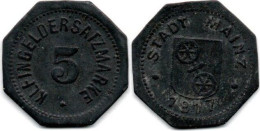 MA 23966 / Mainz 5 Pfennig 1917 TTB - Noodgeld