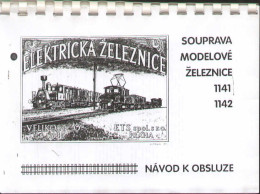 Catalogue ETS ELEKTRIKA ZELEZNICE 1992 Instructions For Set 1141-1142 - Inglés