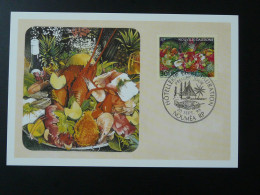 Carte Maximum Card Langouste Lobster Gastronomie Food Nouvelle Caledonie 1999 Ref 102178 - Crustaceans