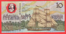 AUSTRALIE - 10 Dollars En Polymère  De 1988 - Pick 49b - 1988 (10$ Billetes De Polímero)