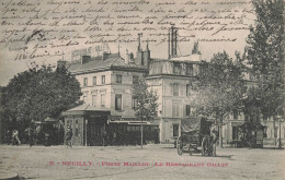 Neuilly Sur Seine * Place * Porte Maillot Et Le Restaurant Gillet * Attelage Tram Tramway - Neuilly Sur Seine