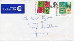 New Zealand Cover Sent Air Mail To Germany 2007 Christmas Stamps - Briefe U. Dokumente