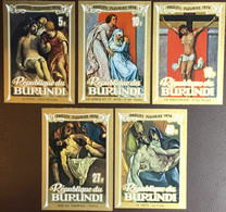 Burundi 1974 Easter Paintings Imperf MNH - Ongebruikt