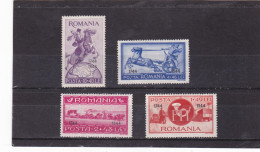 ROMANIA 1944 ASISTENTA PTT OVERPRINT FULL SET,MNH. - Unused Stamps