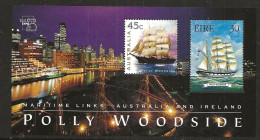 Ireland 1999 Seafaring History, Ships, Barque "Polly Woodside" (1885), AUSTRALIA '99.  Mi  Bloc 32  MNH(**) - Other & Unclassified