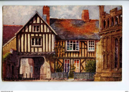 A 19442   -   Evesham  -  Abbot Reginald's Gateway & Old Vicarage - Altri & Non Classificati