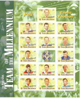 Ireland 1999 Team Of The Millennium In Gaelic Football   Mi  1150-1165 Sheet  MNH(**) - Andere & Zonder Classificatie
