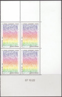 Nouvelle-Calédonie 2022 - Jeunesse Calédonienne S'engage - Bloque De 4 Avec Coin Daté Neufs // Mnh - Unused Stamps