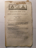 BULLETIN DES LOIS DE 1796 - ENFANTS ABANDONNES - GUYANE - REMUNERATION FONCTIONNAIRES - SAINT BRIEUC - Décrets & Lois