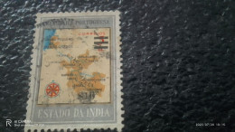 PORTEKİZ-1900- 10---        1$        USED       İNDİA - Gebruikt