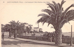 FRANCE - 83 - SAINT RAPHAEL - Le Boulevard Félix Martin Et Les Villas - Carte Postale Ancienne - Saint-Raphaël