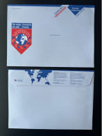 Cape Kap Cabo Verde Stationery Entier Postal Ganzsache Taxa Paga Correio Azul Internacional Pre-paid 100g Airmail Exprès - Cape Verde