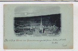 8744 MELLRICHSTADT - EUSSENHAUSEN, Gruss Aus... Mondscheinkarte 1899 - Mellrichstadt