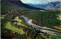 Canada Banff National Park Banff Springs Hotel Golf Course And Bow River - Banff