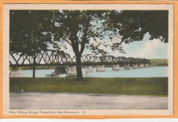 Fredericton New Brunswick Canada Old Postcard - Fredericton