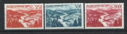 Saar PA N°9/11** (MNH) 1948 - Vallée De La Sarre Près De Mettlach - Luchtpost