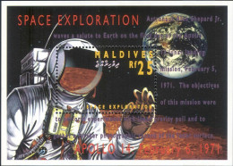 Maldives 1994 Exploration Spatiale, Apollo 14, Shepard, Astronaute, M/s MNH - Altri & Non Classificati