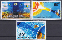 Senegal 1973 Eclipse,Sun,Moon,Planets,Satellite,Space,Astronomy MNH - Sonstige & Ohne Zuordnung