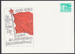 Kriwoi Rog Die Fahne Symbol Des Proletarischen Internationalismus 1929 - 1989 Als Privatpostkarte - Private Postcards - Mint