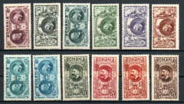 Col33 Roumanie Romania  1927  N° 324 à 335 Neuf X MH Cote : 16,00€ - Unused Stamps