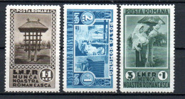 Col33 Roumanie Romania  1934  N° 468 à 470 Neuf X MH Cote : 10,00€ - Unused Stamps