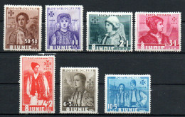 Col33 Roumanie Romania  1936  N° 498 à 504 Neuf X MH Cote : 17,00€ - Unused Stamps