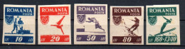 Col33 Roumanie Romania  1946  N° 916 à 920 Neuf X MH Cote : 4,00€ - Unused Stamps
