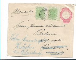 BRASILIEN 182 / Ausgabe 1890, Mi.-Nr. 86a AUF Brief-GA 1894 Nach Deutschland - Covers & Documents